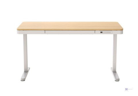 Activejet Biurko z elektryczną regulacją wysokości ET119W-C biały/dąb. Wymiar blatu 140 x 70 cm.