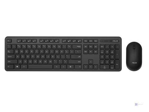 Zestaw klawiatura + mysz Asus CW100 Wireless Keyboard and Mouse Set Black