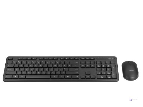 Zestaw klawiatura + mysz Asus CW100 Wireless Keyboard and Mouse Set Black