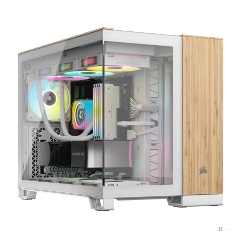 Obudowa Corsair 2500X WHITE/BAMBOO