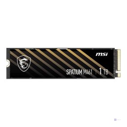 Dysk SSD MSI SPATIUM M461 1TB PCIe 4.0 NVMe M.2 2280 (5000/3200 MB/s) 3D NAND