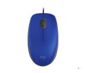 Mysz Logitech 910-005488 (optyczna; 1000 DPI; kolor niebieski)