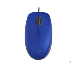 Mysz Logitech 910-005488 (optyczna; 1000 DPI; kolor niebieski)