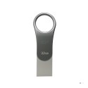 Pendrive Silicon Power Mobile C80 32GB Dual USB 3.1/Type-C Silver (SP032GBUC3C80V1S)