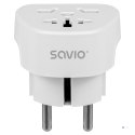 SAVIO ADAPTER PODRÓŻNY GNIAZDO GLOBALNE - WTYK EU AP-06