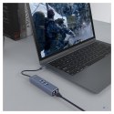 SAVIO AK-57 3-PORTOWY HUB USB-C Z ADAPTEREM RJ-45