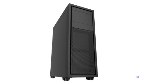 GEMBIRD OBUDOWA FORNAX K500 MIDI-TOWER (2X USB 3.0, 1X USB TYP-C, CZYTNIK KART, HD AUDIO) CZARNA
