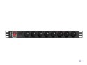 LANBERG LISTWA ZASILAJĄCA RACK PDU PRO 19" (1U, 16A, 7X SHUKO, 2M, CZARNA) PDU-PRO-07F-0200-BK