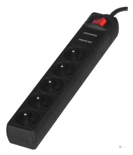 Listwa zasilająca ENERGENIE SPF5-C-5 (5 x UTE; 1,5m; kolor czarny)