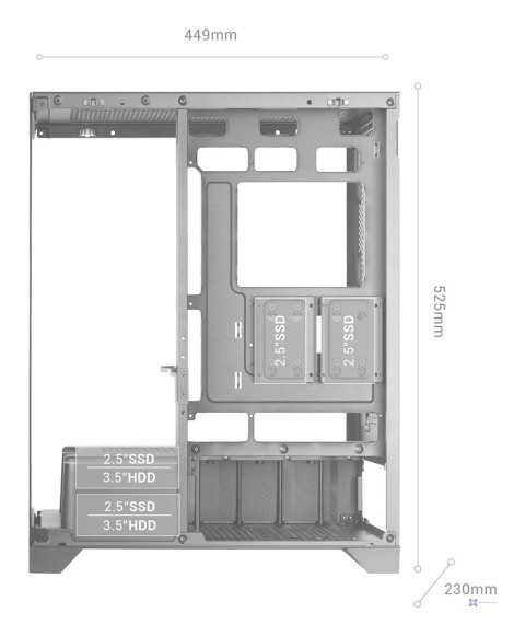 TACENS MARS MC-PRISMA ATX-obudowa