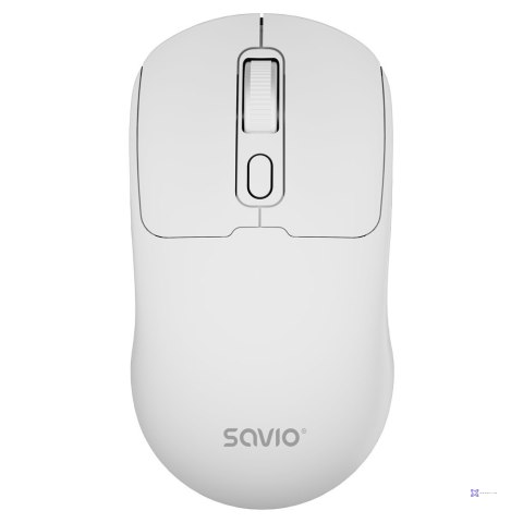 SAVIO MYSZ BEZPRZEWODOWA BT 2.4 GHZ BIAŁA MB-05
