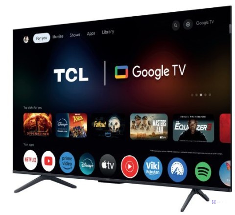 Telewizor TCL 50C61K QD-Mini LED 50" 4K Ultra HD 144Hz Google TV Dolby Atmos Metaliczny