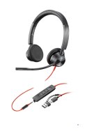 Słuchawki Poly Blackwire 3325 Stereo MS Teams Certified USB-C Headset +3.5mm Plug +USB-C/A Adapter 8X222AA