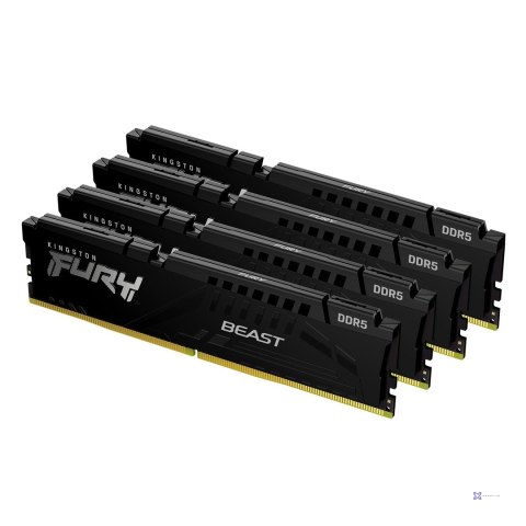 Kingston FURY DDR5 128GB (4x32GB) 5600MHz CL40 Beast Black (WYPRZEDAŻ)