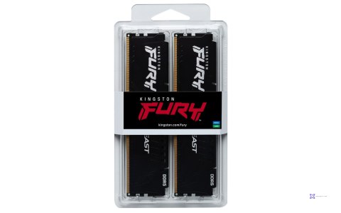 Kingston FURY DDR5 128GB (4x32GB) 5600MHz CL40 Beast Black (WYPRZEDAŻ)