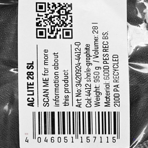 Plecak turystyczny Deuter AC Lite 28 SL, shale/graphite