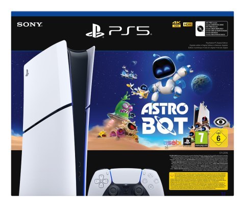 SONY Playstation 5 SLIM Digital 1TB + Astro Bot (WYPRZEDAŻ)