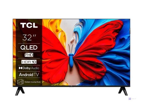 Telewizor TCL 32V5C QLED 32'' Full HD Android TV Dolby Digital Plus DVB-T2 Czarny (WYPRZEDAŻ)