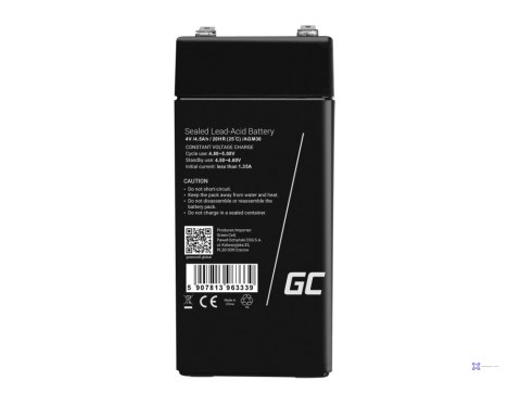 GREEN CELL AKUMULATOR ŻELOWY AGM36 4V 4.5AH