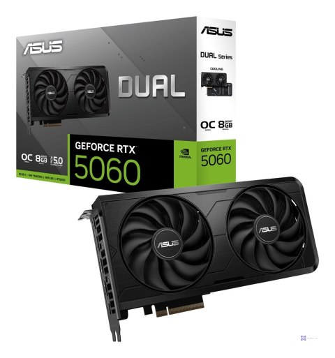 Karta graf. ASUS DUAL RTX 5060 EVO OC 8GB - BULK
