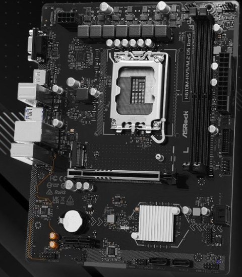 Płyta główna Asrock H610M-HVS/M.2 D5 GEN5
