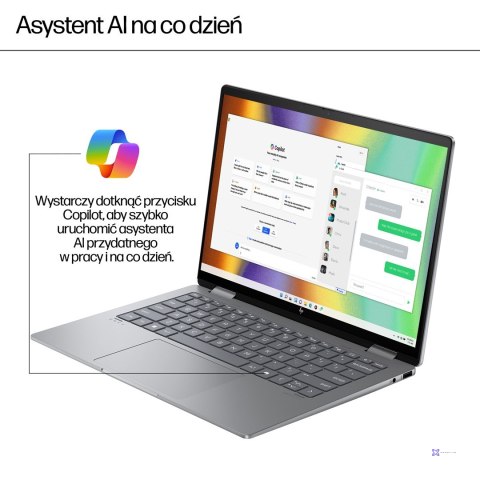 HP Envy x360 14-fa0016nw Ryzen 7 8840HS 14"WUXGA Touch 300nits 16GB LPDDR5-6400 SSD512 Radeon 780M Cam 5 Mpx IR 59Wh Win11 Meteo