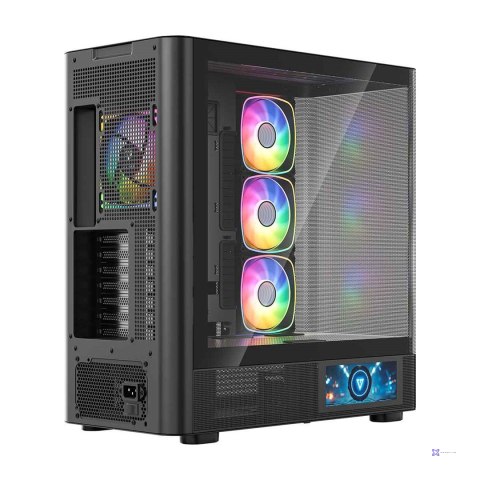 MODECOM OBUDOWA VOLCANO AQ 400 ARGB MIDI CZARNA