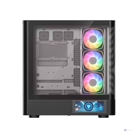 MODECOM OBUDOWA VOLCANO AQ 400 ARGB MIDI CZARNA