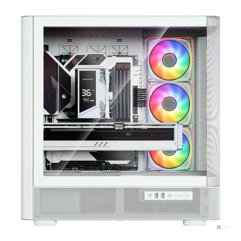 MODECOM OBUDOWA VOLCANO AQ 500 ARGB MIDI BIAŁA