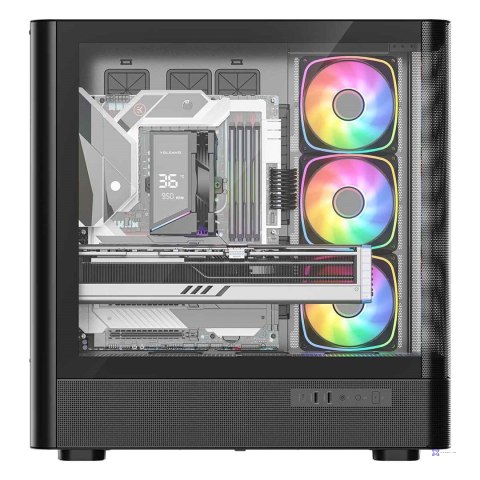 MODECOM OBUDOWA VOLCANO AQ 500 ARGB MIDI CZARNA