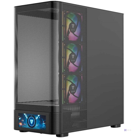 MODECOM OBUDOWA VOLCANO AQ 500 ARGB MIDI CZARNA