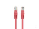 PATCHCORD KAT.5E UTP 0.5M CZERWONY FLUKE PASSED LANBERG 10-PACK