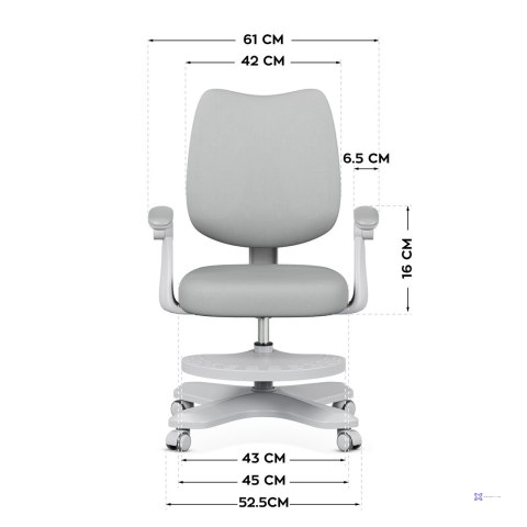 Fotel obrotowy Junior 4.6 Grey