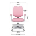 Fotel obrotowy Junior 4.6 Pink