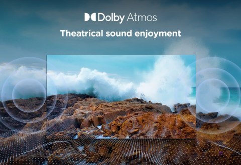 Telewizor TCL 55V6C DLED 55'' 4K Ultra HD Google TV Dolby Atmos DVB-T2 Metaliczny (OUTLET)