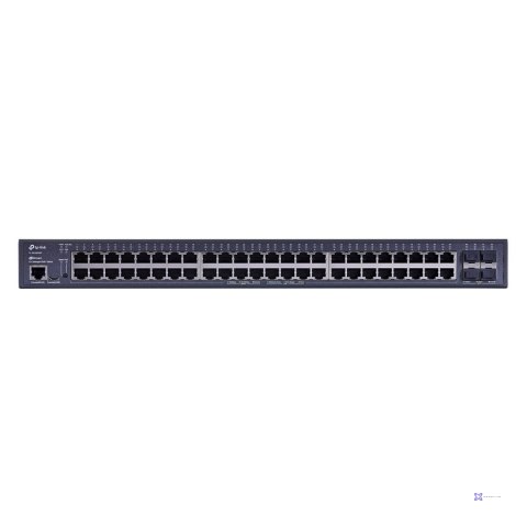Switch TP-LINK TL-SG3452XP Zarządzalny L2+ JetStream, 48 portów gigabitowych PoE+, 4 sloty SFP+ 10GE