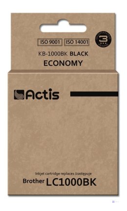 Actis KB-1000BK Tusz (zamiennik Brother LC1000BK/LC970BK; Standard; 36 ml; czarny)