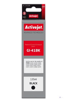 Activejet AC-G41Bk Buteleczka z tuszem z atramentem (zamiennik Canon GI-41BK 4528C001; Supreme; 135 ml; czarny)