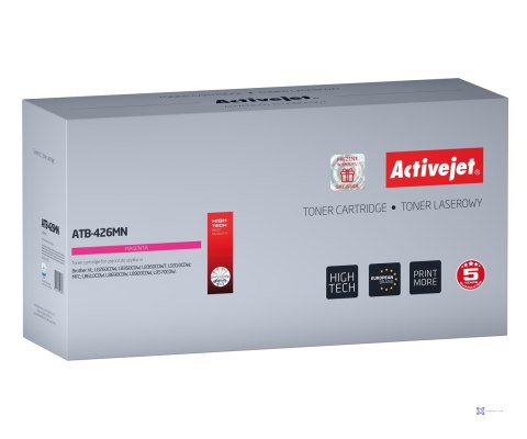 Activejet ATB-426MN Toner (zamiennik Brother TN-426M; Supreme; 6500 stron; czerwony)