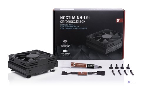 Chłodzenie CPU NOCTUA NH-L9i CH.BK Intel Low Profile (OUTLET)