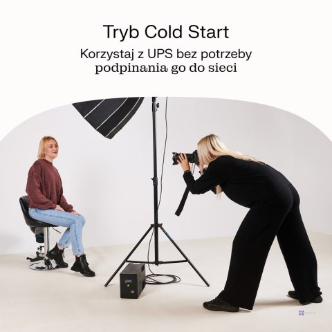 GREEN CELL UPS POWERPROOF 600W/1000VA MODYFIKOWANA SINUSOIDA (OUTLET)