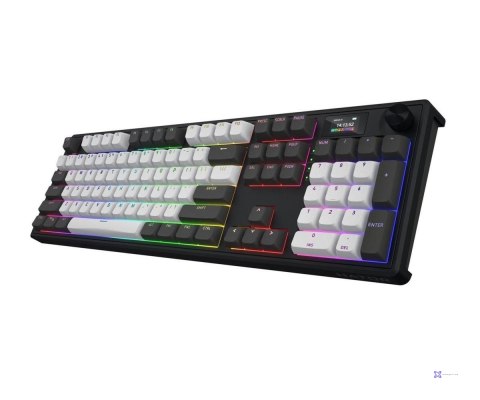 Klawiatura dla graczy Hator Skyfall 100 PRO bezprzewodowa mechaniczna szaro-czarna