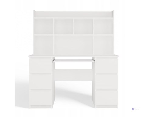 ZESTAW BIURKO KUBA + NADSTAWKA BIEL