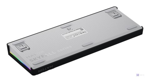 Klawiatura dla graczy Hator Skyfall 65 Wireless biało-czarna