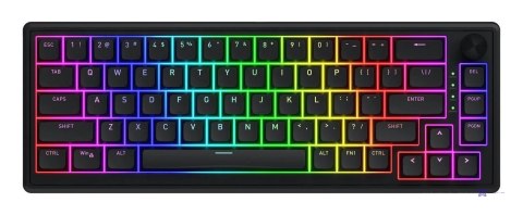 Klawiatura dla graczy Hator Skyfall 65 czarno-czarna