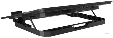 NATEC PODSTAWKA CHŁODZĄCA DIPPER 2 12.1-17.3'' Z WENTYLATOREM, PODŚWIETLENIE, USB