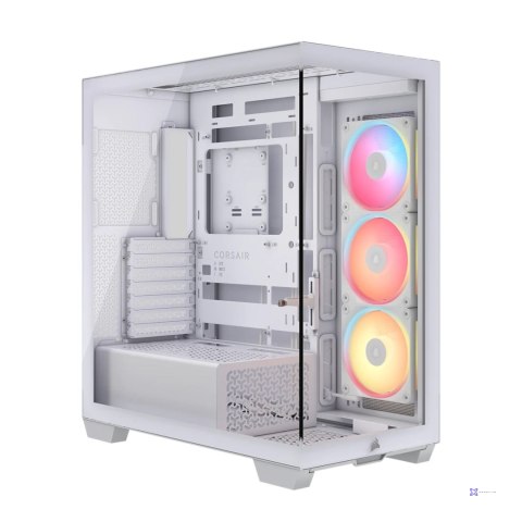 Obudowa Corsair 3500X LXR LINK Tempered Glass Mid-Tower, White