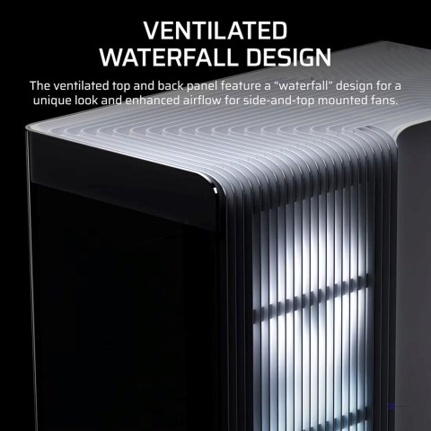 Obudowa Corsair FRAME 4500X LX-R RGB Tempered Glass Mid-Tower, White