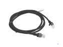 PATCHCORD KAT.6 UTP 1.5M CZARNY FLUKE PASSED LANBERG 10-PACK