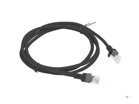 PATCHCORD KAT.6 UTP 1.5M CZARNY FLUKE PASSED LANBERG 10-PACK